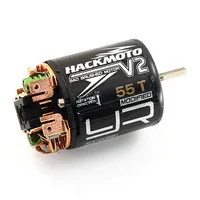Yeah Racing Brushed Motor Hackmoto V2 540 55T - Motorart: Brushed - Wellendurchmesser: 3.1 mm - Aussendurchmesser: 35.5 mm - Länge: 50 mm - Motorensteuerung: Sensorless - Leerlaufdrehzahl pro Volt: 1020 kV