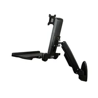 STARTECH.COM Wandmontage Sitz-/ Steh Workstation - 1 Monitor bis zu 60,96cm 24Zoll - VESA - Hhenverstellbarer Ergonomischer