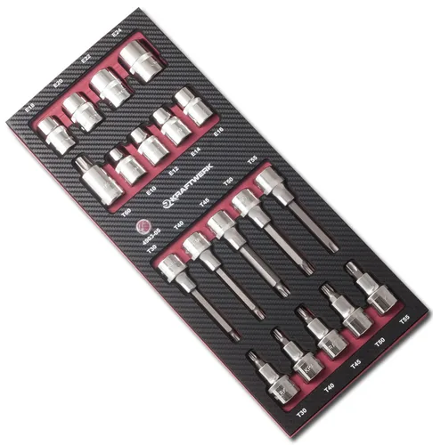 KRAFTWERK 4903-05 nut driver bit 19 pc(s)