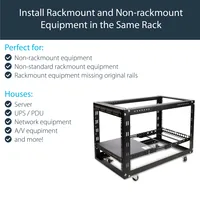 UNIVERSAL SERVER RACK RAILS .