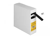 Delock Schrumpfschlauch Box mit Innenkleber, 5 m x 12.7 mm - Detailfarbe: Schwarz - Länge: 5 m - Durchmesser: 12.7 mm - Material: Polyolefin