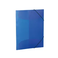 HERMA Sammelmappe A4 PP transluzent Blau - Typ: Zeichenmappe - Ausstattung: Dokumentenfach - Detailfarbe: Blau - Material: Polypropylen (PP)