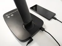 UNiLUX Schreibtischleuchte Twistled 1558 lm, Schwarz - Betriebsart: Kabel - Lampensockel: LED - Farbtemperatur Kelvin: 2700 bis 5600 K - Gesamtleistung: 14 W - Dimmbar: dimmbar - Zusätzliche Ausstattung: Tragbar