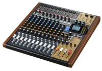 Tascam MODEL 16 audio mixer 16 channels 20 - 30000 Hz Black, Gold, Wood