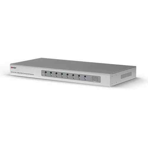 LINDY KVM Switch 8 Port VGA, USB PS2 Combo
