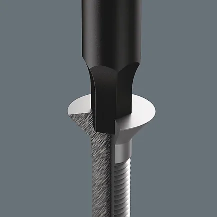 Wera Schraubenzieher 2054 Hex-Plus 2.0 x 60 mm Innensechskant - Schraubenziehertyp: Innensechskant - Anwendungsbereich: Elektronik & Feinmechanik - Grösse: 2