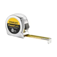 Stanley Powerlock tape measure 8 m Metal Silver