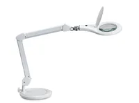 MAUL LED Lupenleuchte Makro mit Standfuß weiß