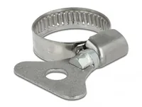 Delock Schlauchschellen-Set 16-25 mm 10 Stück - Detailfarbe: Grau - Art: Schlauchschellen