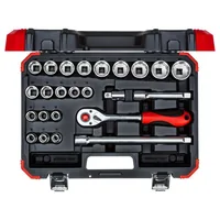 GEDORE red Steckschlüssel-Satz 1/2  24-teilig 12-kant