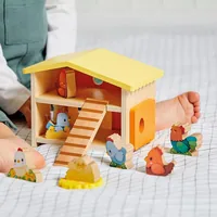 Janod Beschäftigungsspielzeug Mein erster Hühnerstall - Altersempfehlung ab: 18 Monaten - Material: FSC®-Holz - Eigenschaften: Keine Eigenschaft - Zertifikate: Keine Zertifizierung - Detailfarbe: Mehrfarbig