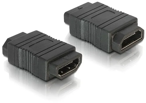 Delock Adapter HDMI - HDMI, 1 Stück - Kabeltyp: Adapter - Videoanschluss Seite A: HDMI - Videoanschluss Seite B: HDMI