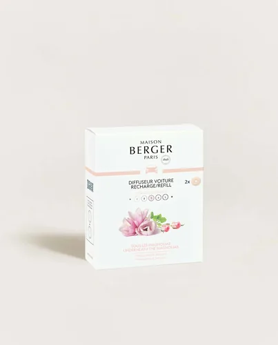 Maison Berger Autodiffusor Refill Sous les Magnolias 2 Stück - Detailfarbe: Silber - Funktionen: Keine Angaben - Typ: Lufterfrischer
