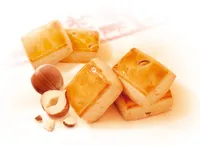 Kambly Guetzli Sablés mit Haselnüssen Haselnuss 90 g - Produkttyp: Nüsse - Nährwertangabe pro: 100 g - Energiegehalt (in kj): 2219 KJ - Energiegehalt (in kcal): 531 Kcal - Fett: 29 g - Gesättigte Fettsäuren: 12 g