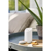 Star Trading LED-Kerze Pillar Flamme Ø 7.5 x 13 cm, Weiss - Betriebsart: Batteriebetrieb - Fernbedienung: Nein - Aussenanwendung: Ja - Höhe: 13 cm - Timerfunktion: Ja - Set: Nein