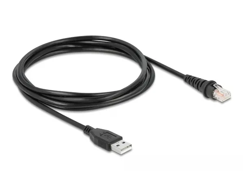 DELOCK RJ50 zu USB 2.0 Typ-A Barcodescanner Kabel 1,5 m