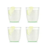 Bodum Outdoor-Becher Kvadrant 200 ml, Grün, 4 Stück - Produkttyp: Becher - Material: Kunststoff - Biologisch abbaubar: Nein - Nachhaltigkeit: Nicht angegeben - Set: Ja - Zusammenklappbar: Nein