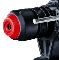 Einhell Bohrhammer TE-RH 28/1 5F - Produktkategorie: Bohrhammer - Werkzeugaufnahme: SDS-plus - Meisselfunktion: Ja - Akkusystem: Netzbetrieb (kein Akku) - Schlagstärke (J): 3 J. - Max. Bohrdurchmesser Beton: 28 mm