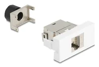 DELOCK Easy 45 Modul RJ45 Bu zu LSA Cat.6A 180 werkzeugfrei