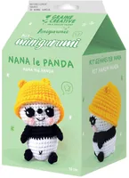 Graine Créative Häkelset Amigurumi Nana der Panda 10 cm - Produktart: Häkelset - Set: Ja - Motiv: Panda - Detailfarbe: Gelb - Schwarz - Weiss