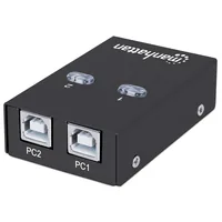 MANHATTAN Umschalter USB 2.0 2-Port schwarz