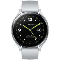 Xiaomi Watch 2 3.63 cm (1.43"") AMOLED 46 mm Digital 466 x 466 pixels Touchscreen Silver Wi-Fi GPS (satellite)