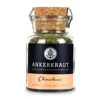Ankerkraut Gewürz Chimichurri 60 g - Produkttyp: Fleischgewürze & Marinaden - Ernährungsweise: Vegetarisch - Produktionsland: Deutschland - Zertifikate: Keine Zertifizierung - Packungsgrösse: 60 g - Fairtrade: Nein