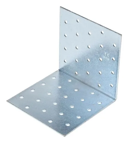 STRUCT Lochplattenwinkel 100 x 100 x 100 mm - Material: Stahl - Verpackungseinheit: 1 Stück - Oberfläche: verzinkt blau - Produkttyp: Verbinder