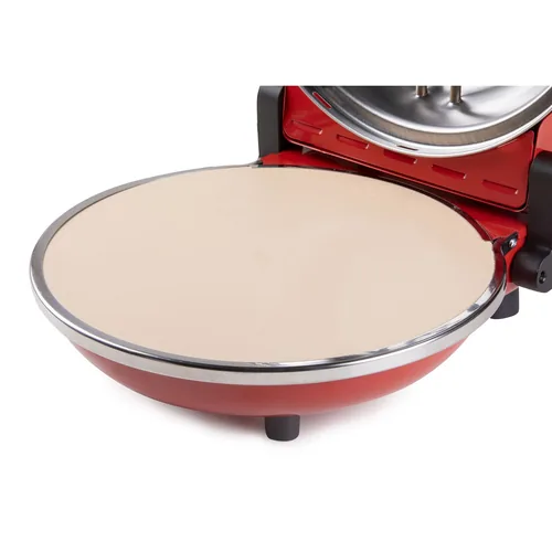 Domo Pizzaofen DO9284PZ - Anzahl Personen: 1 - Detailfarbe: Rot - Leistung: 1200 W - Produkttyp: Pizzamaker