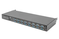 Digitus DS-72214 switch per keyboard-video-mouse (kvm) Montaggio rack Nero