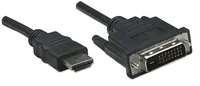 MANHATTAN HDMI auf DVI-Kabel, HDMI-Stecker auf DVI-D, 1m