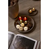 Star Trading LED Teelichter Set 2 Pack Flow 5 cm – Beige - Betriebsart: Akkubetrieb - Fernbedienung: Nein - Aussenanwendung: Nein - Timerfunktion: Ja - Set: Ja - Durchmesser: 4 cm
