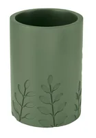 Kleine Wolke Zahnputzbecher Brace Olivgrün - Detailfarbe: Olivgrün - Detailmaterial: Polyresin - Grundmaterial: Kunststein