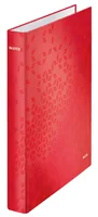 Leitz Ringbuch WOW A4, 2.5 cm, Rot - Papierformat: A4 - Anzahl Ringe: 2