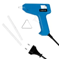 Logilink mini-Heißklebepistole, 10W, blau