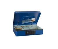 Robert Rieffel Geldkassette Deluxe 4 30 x 23 x 8.6 cm, Blau - Produkttyp: Geldkassette - Widerstandsfähigkeit: Keine Angabe - Detailfarbe: Blau