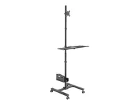 Equip Bodenstandhalter 17-321TFT 8kg 1Ablage schwarz lite Retail
