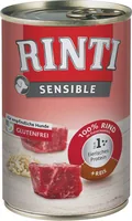 Rinti Nassfutter Sensible Dose Rind + Reis, 400 g - Tierbedürfnis: Verdauung - Magen & Darm - Geschmacksrichtung: Rind - Zertifikate: Keine Zertifizierung - Fleischsorte: Rind - Futtereigenschaft: Ohne künstliche Zusätze - Glutenfrei - Produkttyp: Alleinf