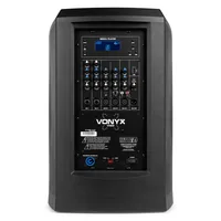 Vonyx VX822 - Box 1/2 speaker set 900 W Black Bluetooth