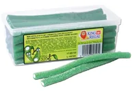 King Regal Gummibonbons Mini Apfelstifte bezuckert 320 g - Produkttyp: Gummibonbons - Nährwertangabe pro: 100 g - Energiegehalt (in kj): 377 KJ - Energiegehalt (in kcal): 1599 Kcal - Fett: 1.8 g - Davon gesättigte Fettsäuren: 1.6 g