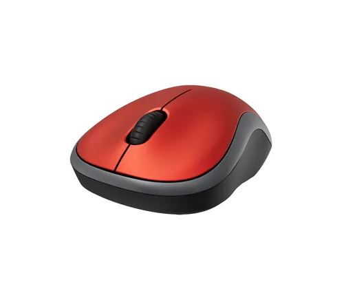 Logitech M 185 Cordless Notebook Mouse USB schwarz / rot