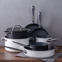 Lunasol Kochtopf Saturn Terra Ø 20 cm, Creamy 3.4 L - Material: Aluminium - Topfart: Kochtopf - Kompatible Kochfelder: Elektro - Glaskeramik - Induktion - Antihaftbeschichtung: Ja - Detailfarbe: Cream - Spülmaschinenfest: Ja