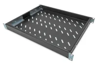 DIGITUS Fachboden 1HE 44x482x350-500mm bis 50kg schwarz vari