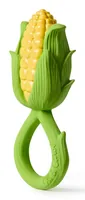 Oli&Carol Rassel Corn - Material: Naturkautschuk - Alter ab: 0 Monate - Detailfarbe: Gelb - Grün - Spielzeugtyp: Rassel weich