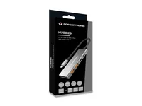 CONCEPTRONIC 4-1 Dock USB-C->2xUSB-C2xUSB-A100WPD 25cm gr