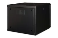 WALL MOUNTING CABINET 600X600MM 9U UNIQUE SERIES COLOR BLACK