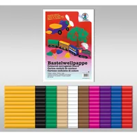 URSUS Wellpapier 260 g/m2 23 x 33 cm - Papierformat: 33 x 23 cm - Selbstklebend: Nein - Papierfarbe: Farbig sortiert - Papiertyp: Wellpapier - Mediengewicht: 260 g/m² - Verpackungseinheit: 10 Stück