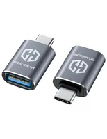GRAUGEAR USB 3.2 Gen2 Adapter Type-A zu Type-C Stecker 2 Stk