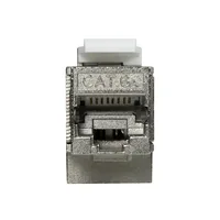 Logilink Keystone Kupplung 2X RJ45 STP, Cat.6A, 90gewickelt