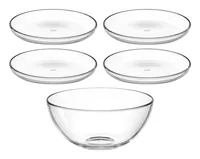 LEONARDO CUCINA tableware set 5 pc(s) Glass Transparent